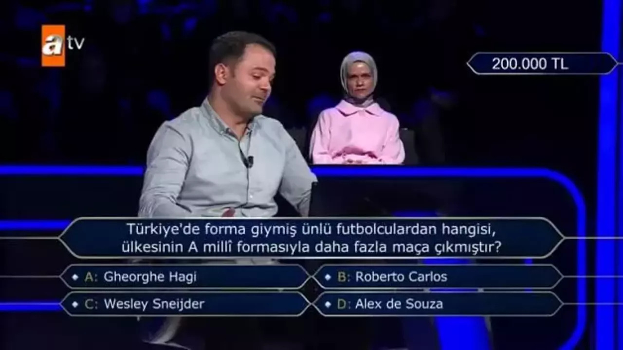 Kim Milyoner Olmak İster'de geceye damga vuran futbol sorusu!