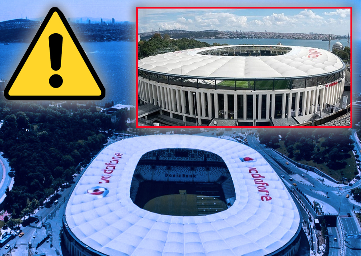 Beşiktaş'ın Tüpraş Stadı'nda yıkılma tehlikesi ortaya çıktı! Şok iddia herkesi şaşkına çevirdi: Taraftarlar endişeli
