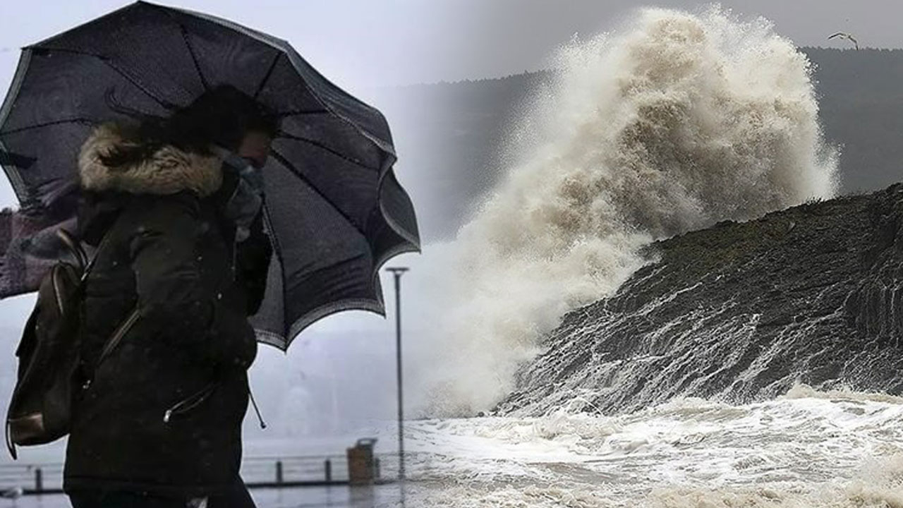 Meteoroloji İstanbul için hava durumu uyarısı yaptı! Fırtına şiddetli başladı!