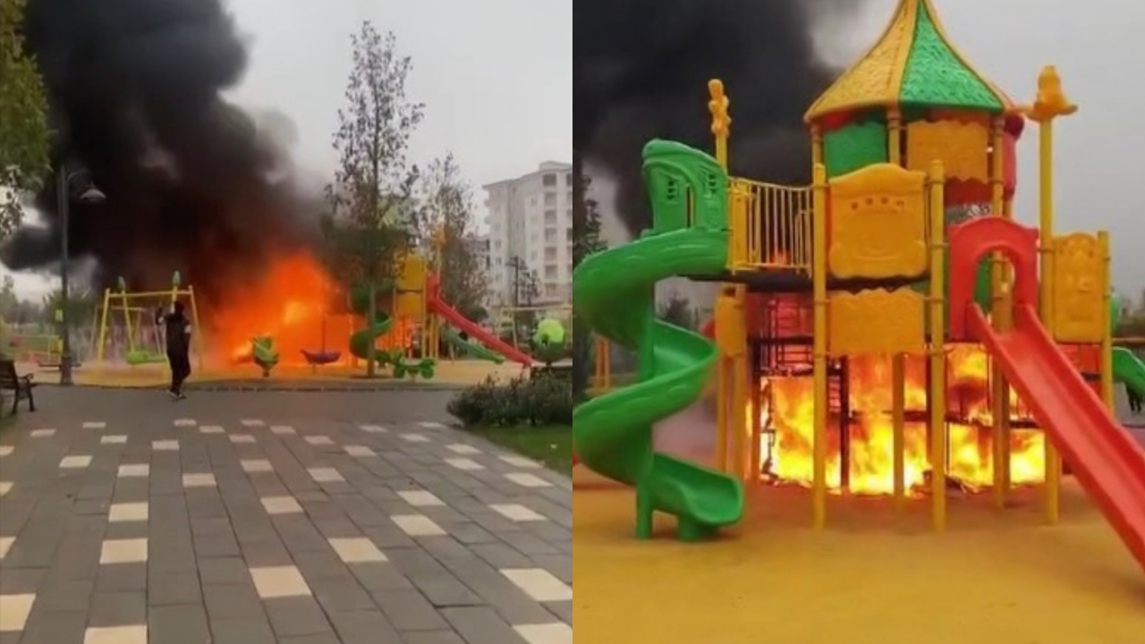 Gaziantep'te çocuk parkının yakan 9 PKK/KCK şüphelisi yakalandı