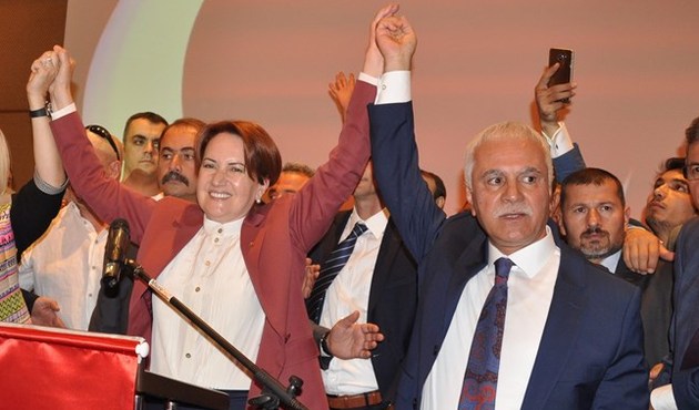Dün partiye katıldı bugün Akşener'in adaylığını açıkladı...