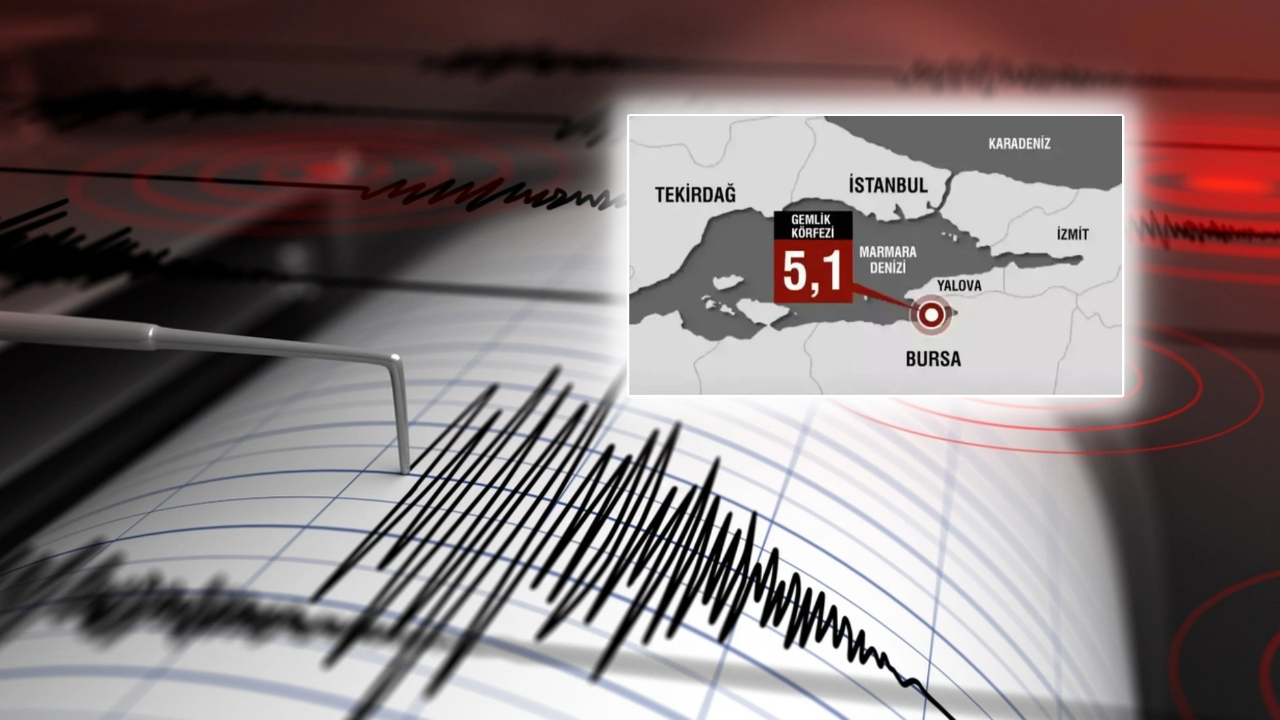 Gemlik'te 5,1 büyüklüğünde deprem! İstanbul'da da hissedildi
