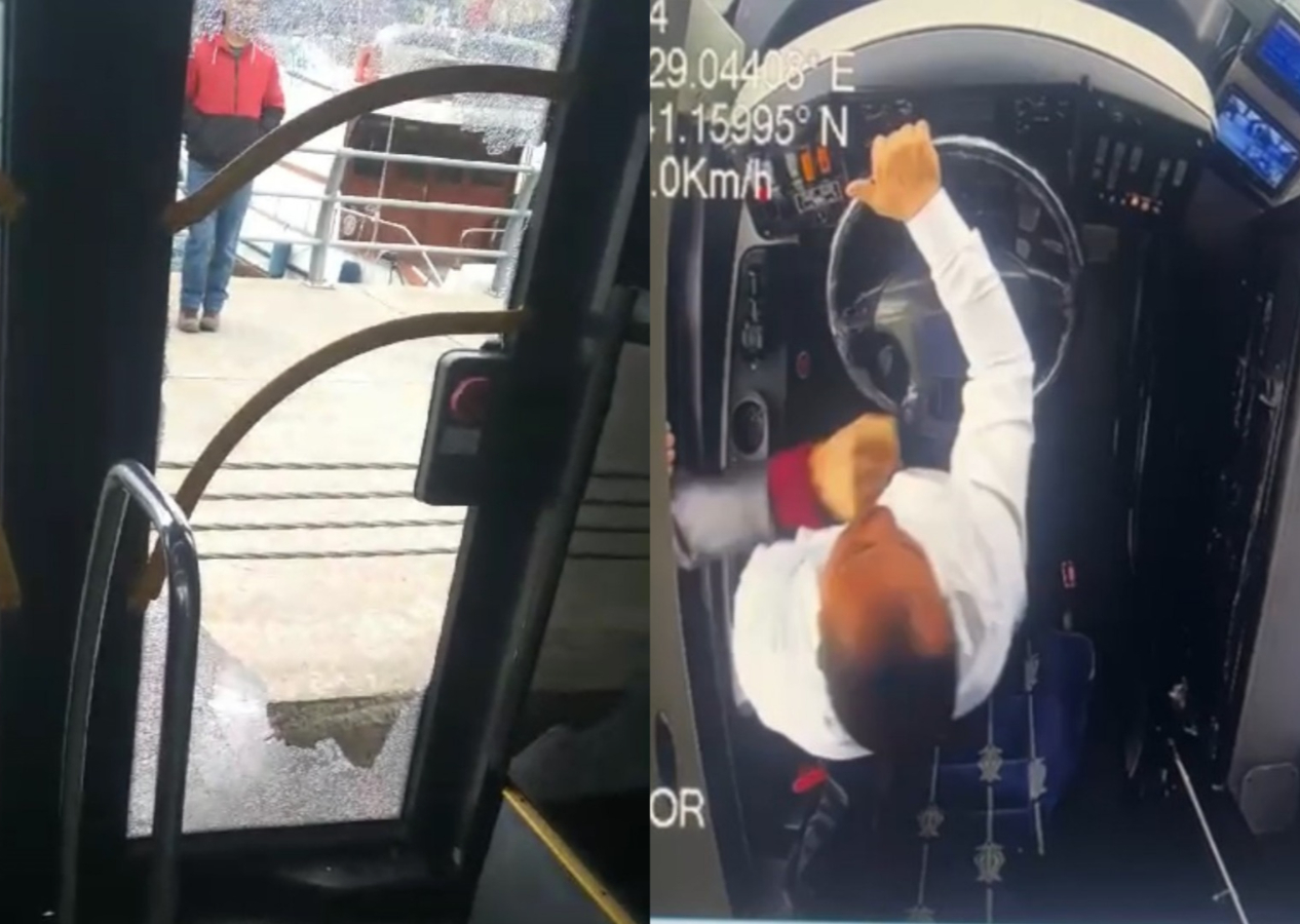 “Plajda yürür gibi yürümeyin” diyen İETT şoförüne yumruklu saldırı!