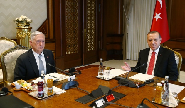 Cumhurbaşkanı Erdoğan'dan, Mattis'e "PYD'ye verilen destek" uyarısı...