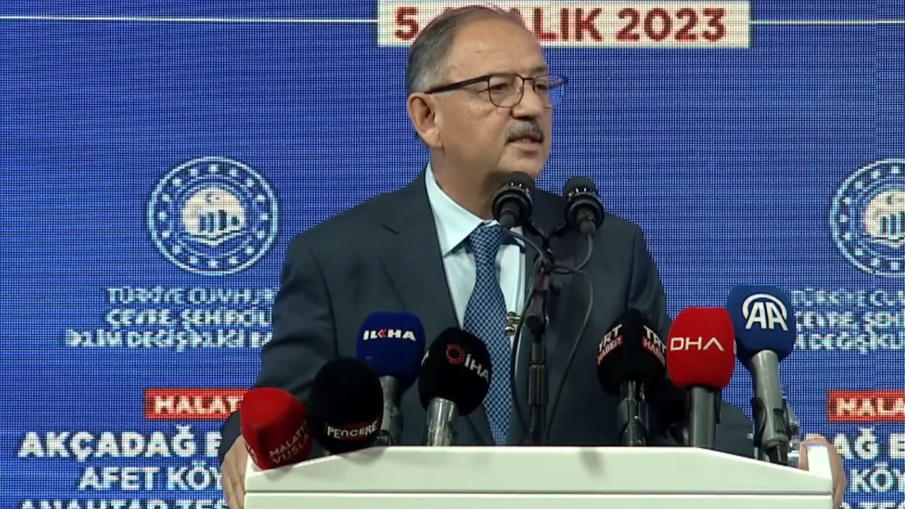 Bakan Özhaseki: "Bu işin tek çözümü kentsel dönüşümdür"