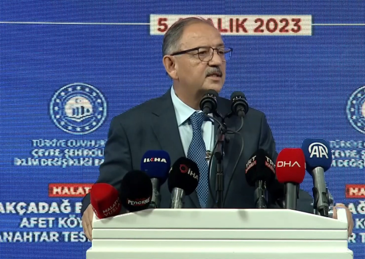 Bakan Özhaseki: "Bu işin tek çözümü kentsel dönüşümdür"