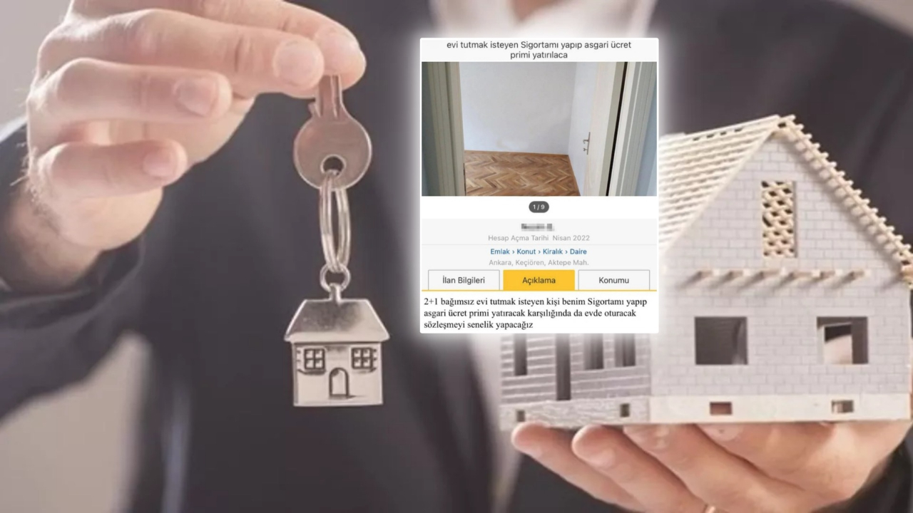 Böylesi ilk kez görüldü: Kiralık evi için para değil sigorta istedi