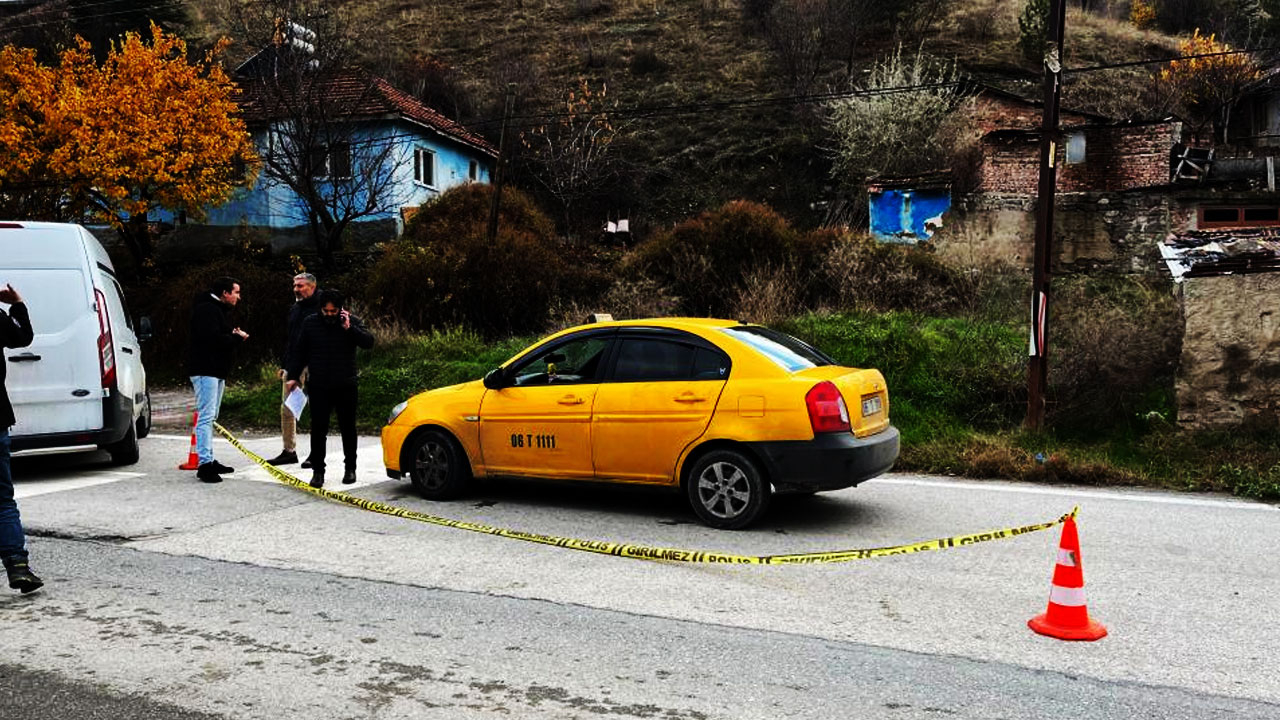 Ankara'da takside dehşet! Eski eşinin boğazını keserek katletti