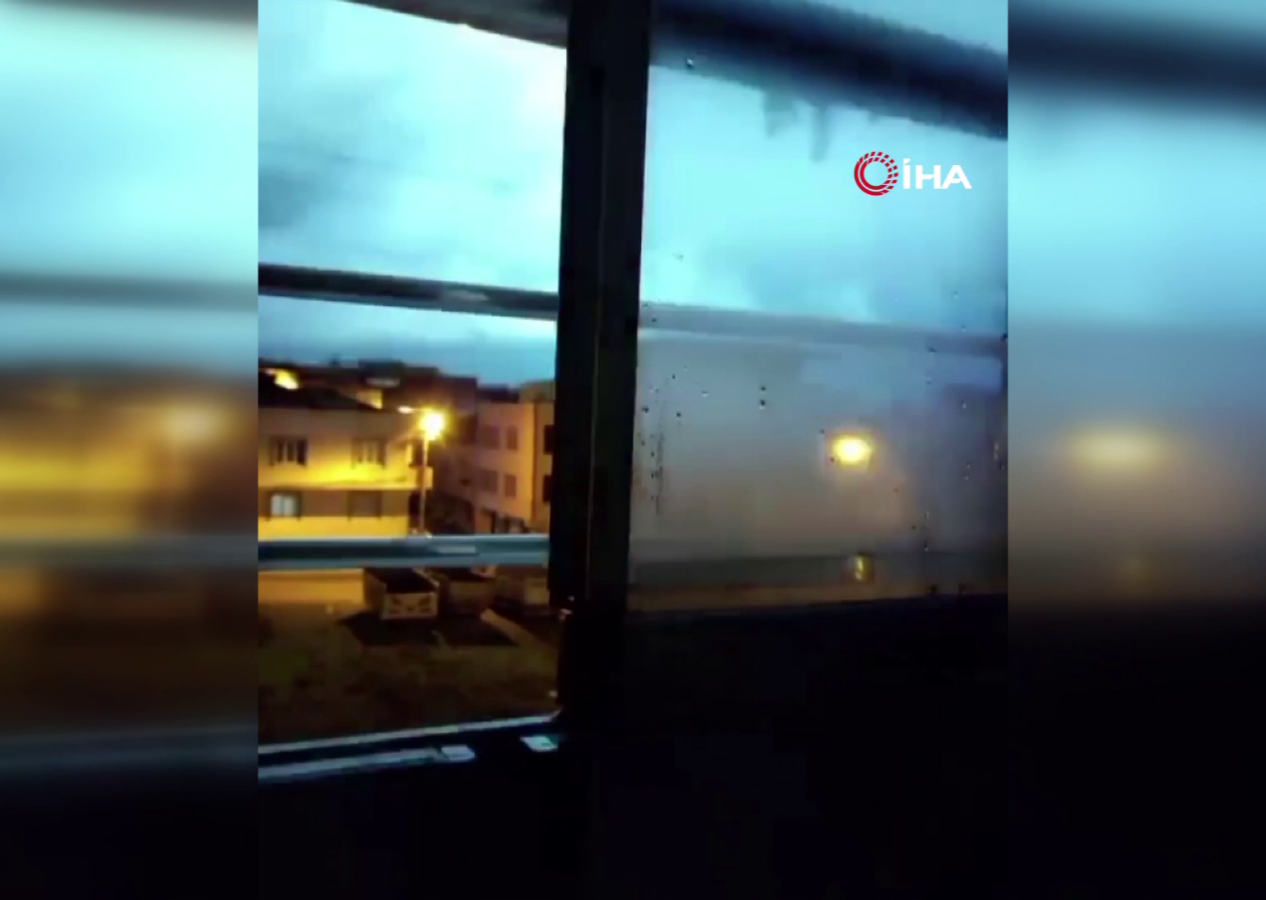 Depremden 40 dakika sonra görüldü! Esrarengiz görüntü paniğe neden oldu!