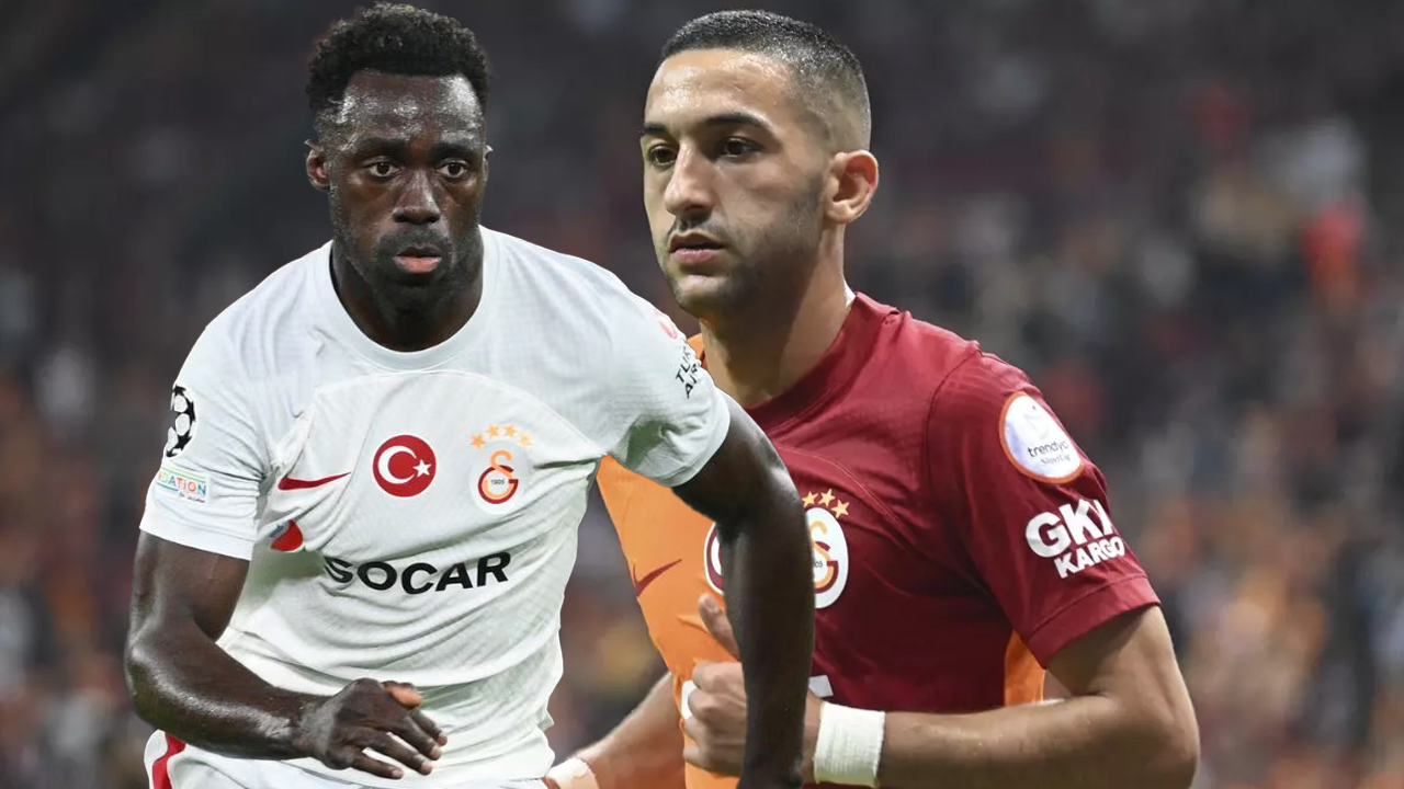 Galatasaray'da Hakim Ziyech ve Davinson Sanchez mutluluğu