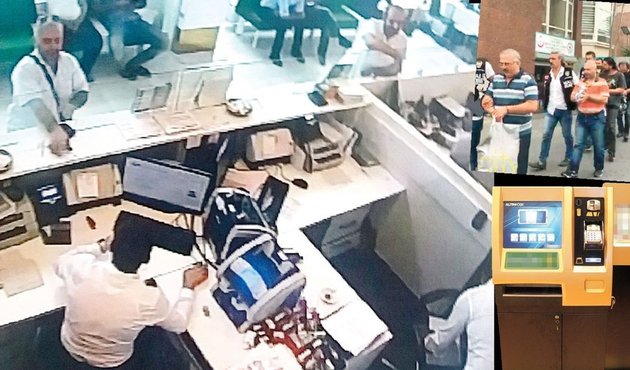 ATM'deki çeyrek altınları sahtesiyle değiştirdiler, 200 bin liralık vurgun yaptılar!