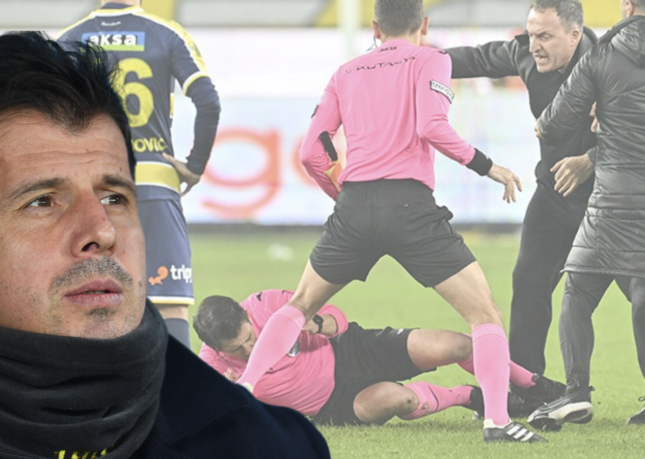 Emre Belözoğlu'nun yumruklu saldırıdan saniyeler önce Halil Umut Meler'e parmak salladığı görüntüler ortaya çıktı