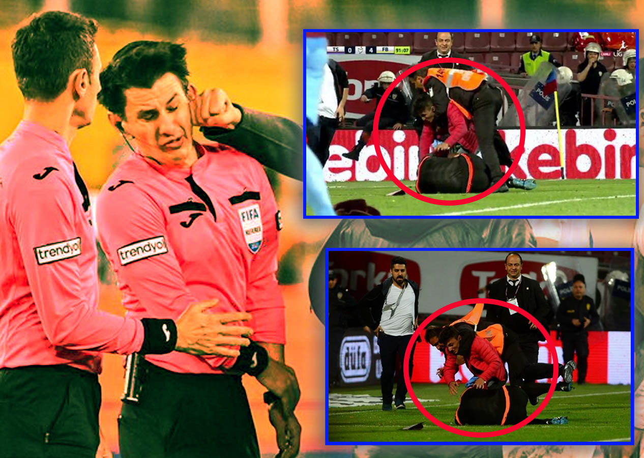 Türk futbolunda hakeme saldırı bir ilk değil! Trabzonspor - Fenerbahçe maçında sahaya atlatıp hakeme saldırmıştı, gözaltına alınıp serbest bırakıldı…