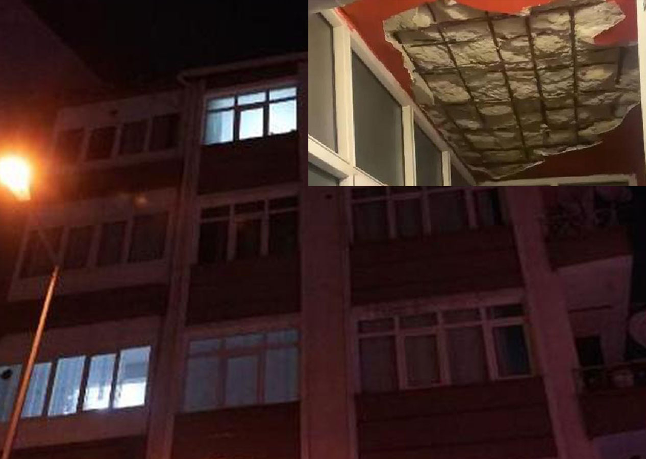 Yalova depremi Güngören'i vurdu! 4.1'de hasar alan bina boşaltıldı!