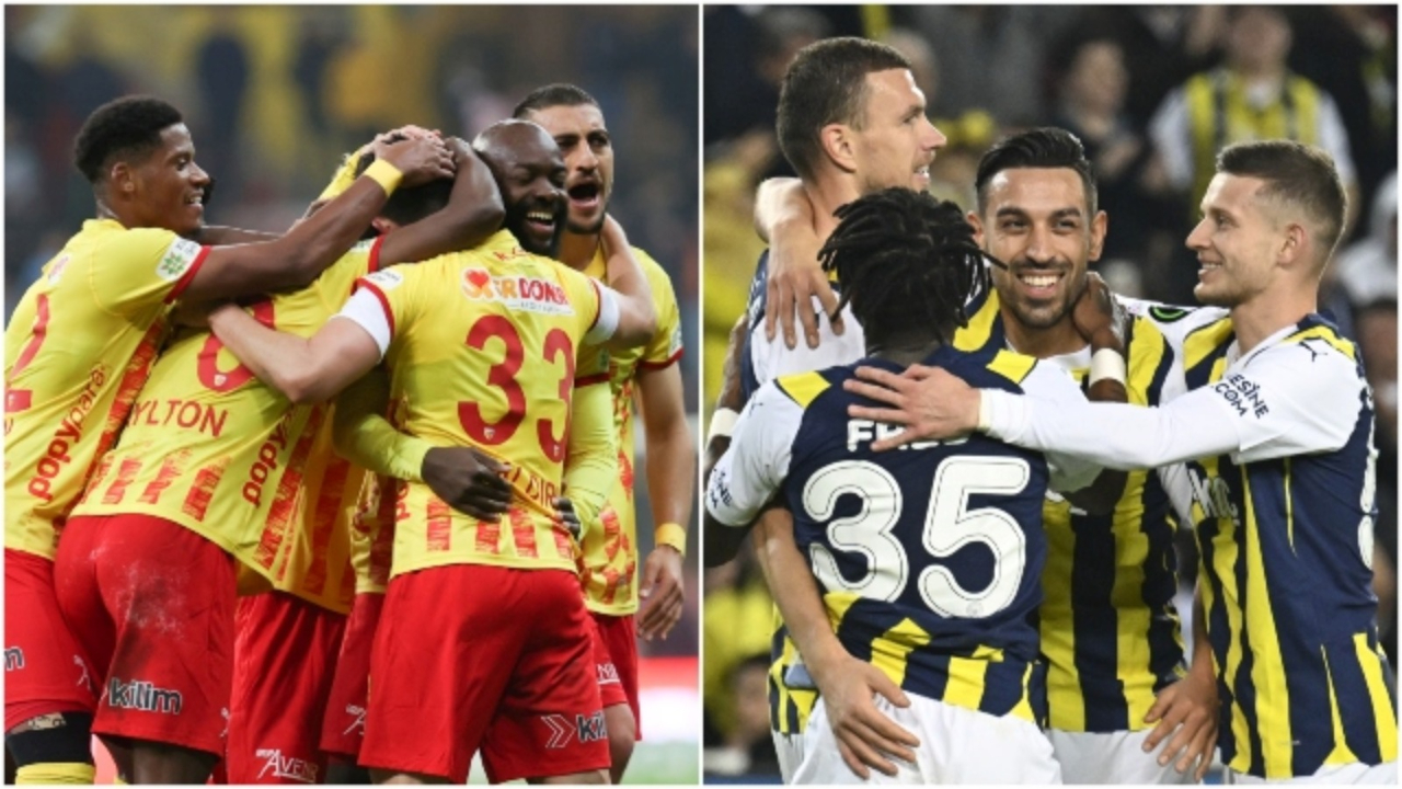 Kayserispor-Fenerbahçe maçında ilk 11'ler belli oldu