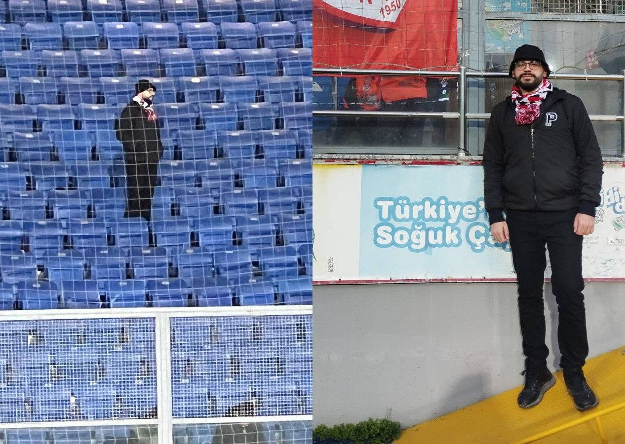 Koskoca tribünde yalnız olan Pendikspor taraftarı gündeme oturdu!