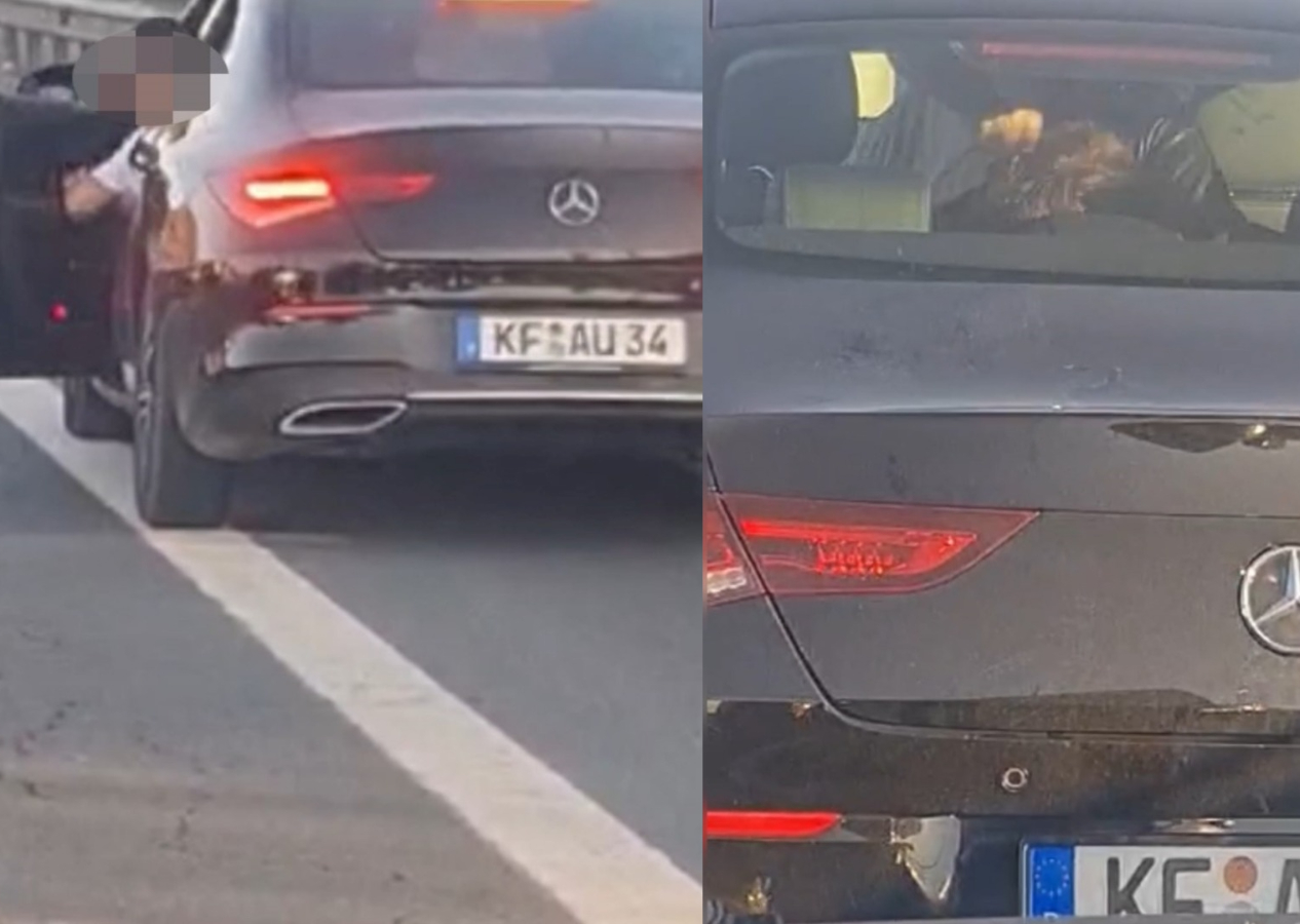 Bunu yapan insan olamaz! Kadının çığlıkları trafiği inletti: Vicdansız adam eşini engelli çocuğunun yanında dövdü