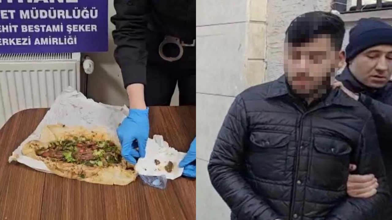 Akıl almaz olay: Gözaltındaki sevgilisi için polis merkezine dürüm içinde uyuşturucu getirdi