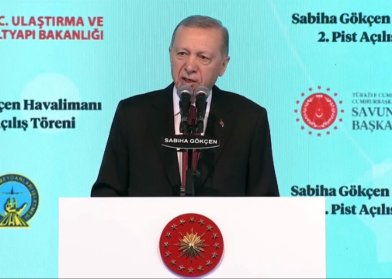 Sabiha Gökçen Havalimanı'nın 2. pist açılışında Erdoğan'dan net mesaj: Terör baronlarına asla müsaade etmeyeceğiz!