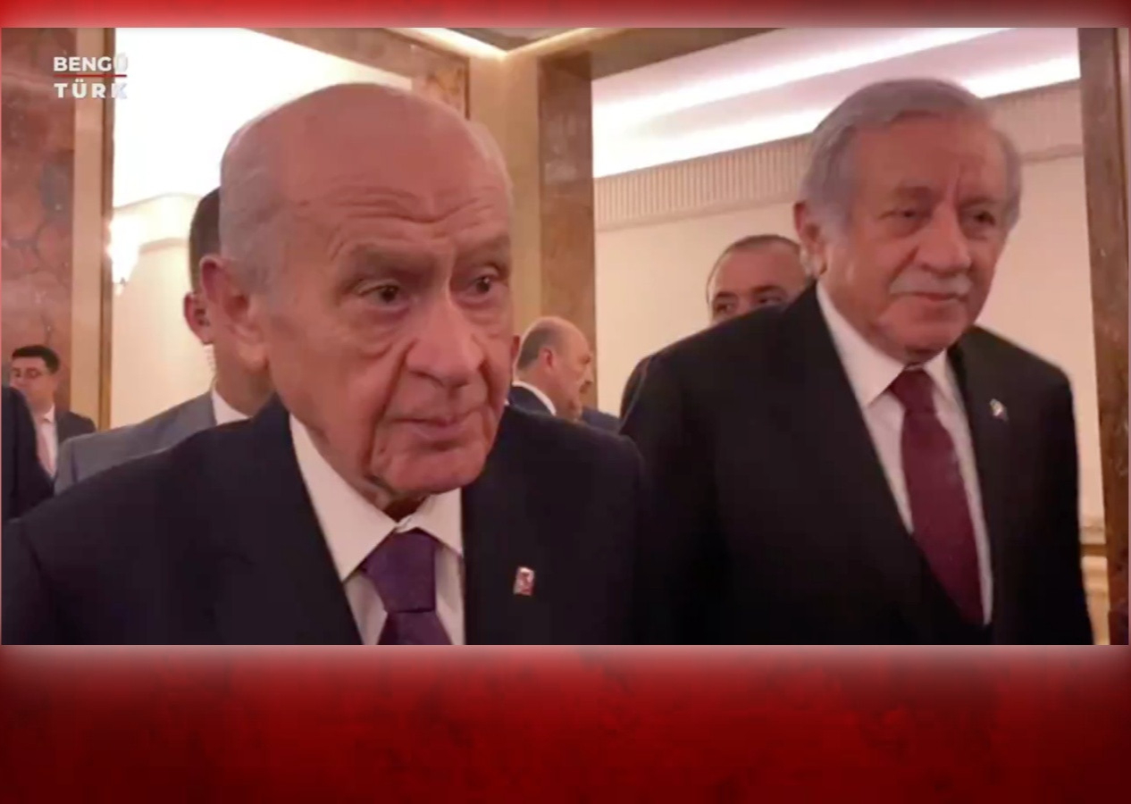Bahçeli, DEM Partililer konuşurken Genel Kurulu terk etti! "AYM'nin yapması gerekeni ben yapıyorum"