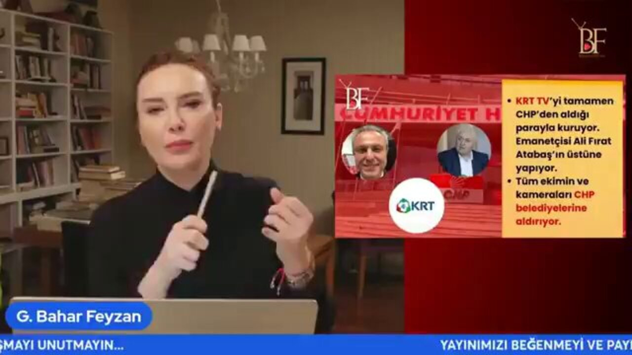 Bahar Feyzan'dan bomba ifşa: CHP'den KRT ve ANKA'ya her ay 2,5 milyon TL