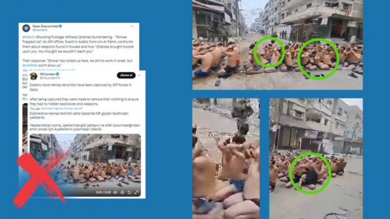 "Hamaslılar İsrail ordusuna teslim oldu" iddiası yalanlandı! Gerçek bambaşka çıktı...