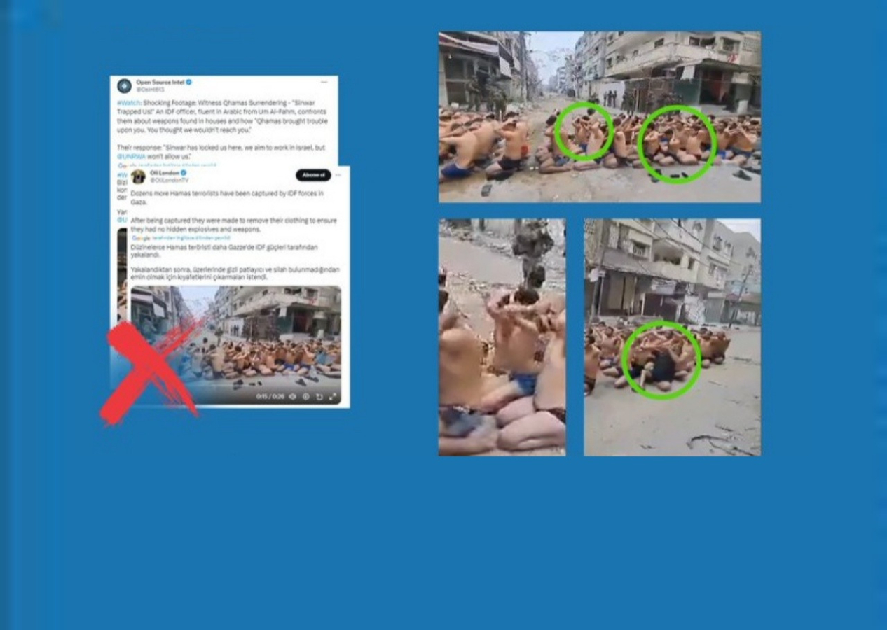 "Hamaslılar İsrail ordusuna teslim oldu" iddiası yalanlandı! Gerçek bambaşka çıktı...