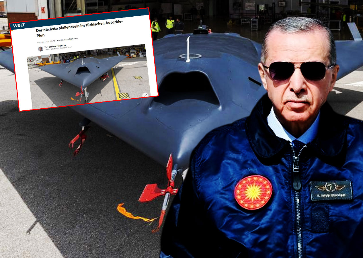 Anka-3 Alman basınında! Welt Gazetesi: "Erdoğan emretti Batı'nın hesapları işe yaramadı!"
