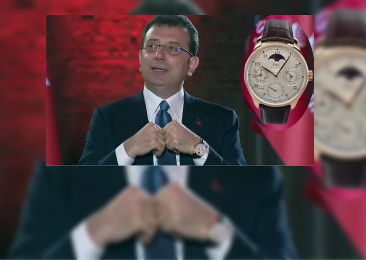 İmamoğlu'nun canlı yayında taktığı saatin değeri dudak uçuklattı!