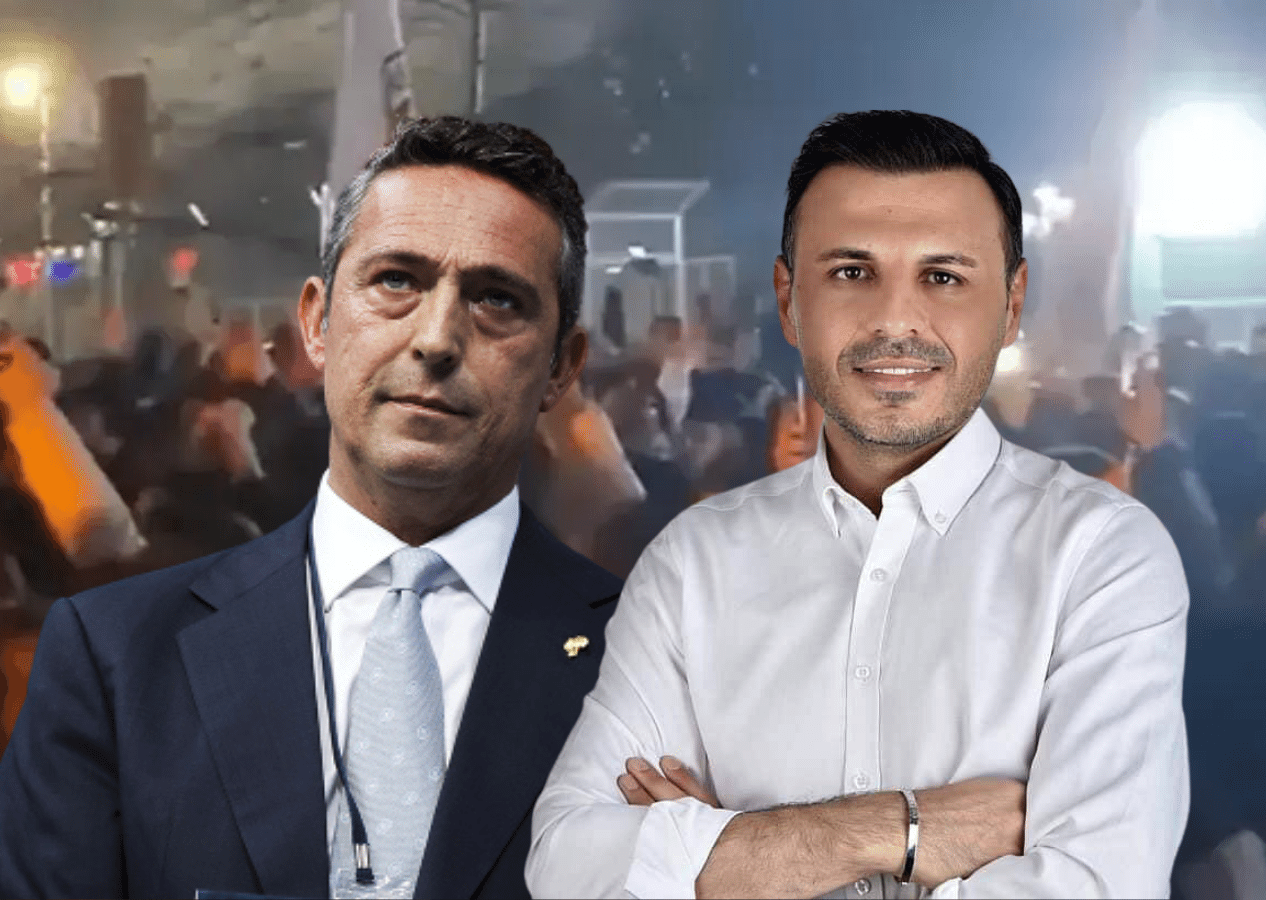 Ali Koç’un uçağını İstanbul’a dönüşünde CHP il başkanı Özgür Çelik karşılamış!