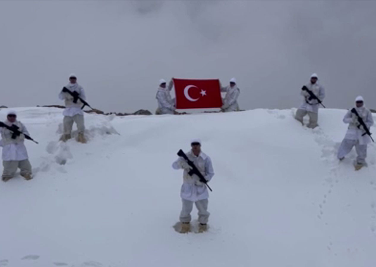 Mehmetçik’ten Türkiye’ye yeni yıl mesajı