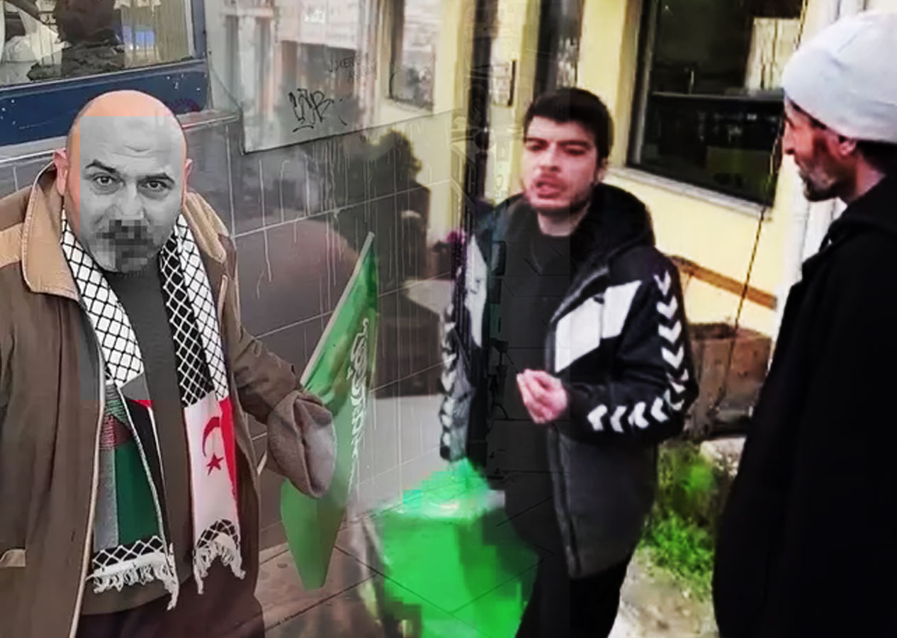 Filistin'e destek yürüyüşünden dönen vatandaşa yumrukla saldıran şüpheli gözaltına alındı
