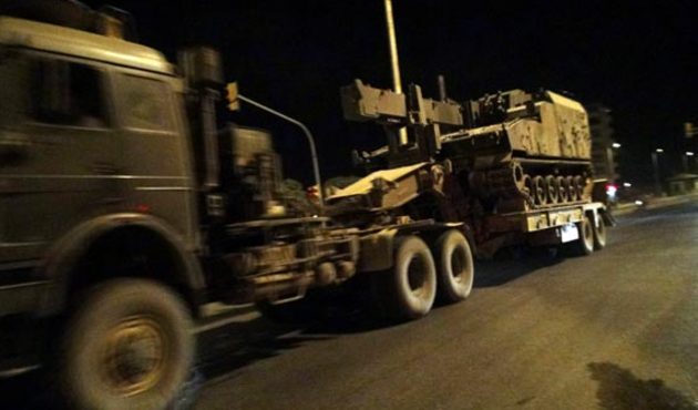 TSK'dan Suriye sınırına gece yarısı obüs ve ZPT sevkiyatı!