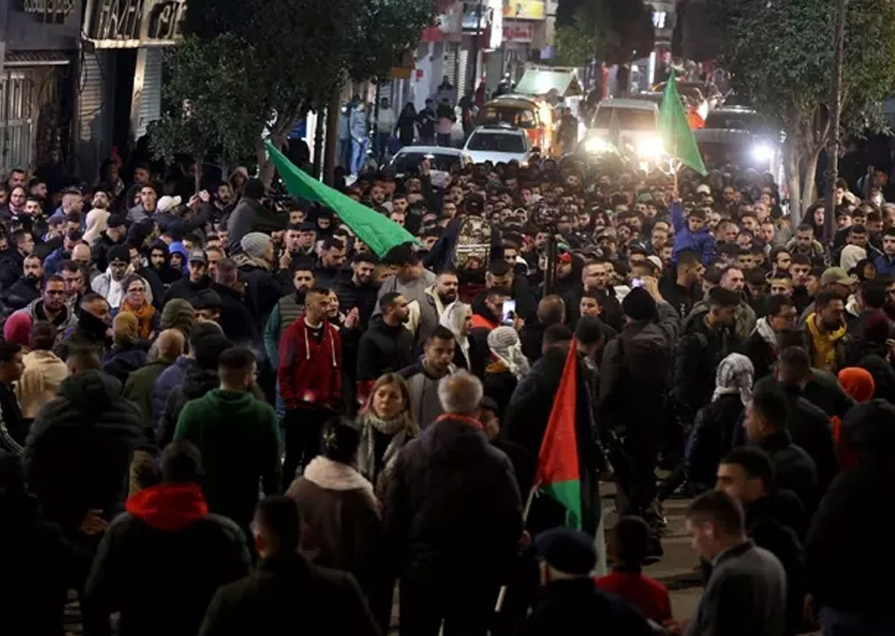 Batı Şeria'da protesto başladı! İşte Ramallah'ta son durum...