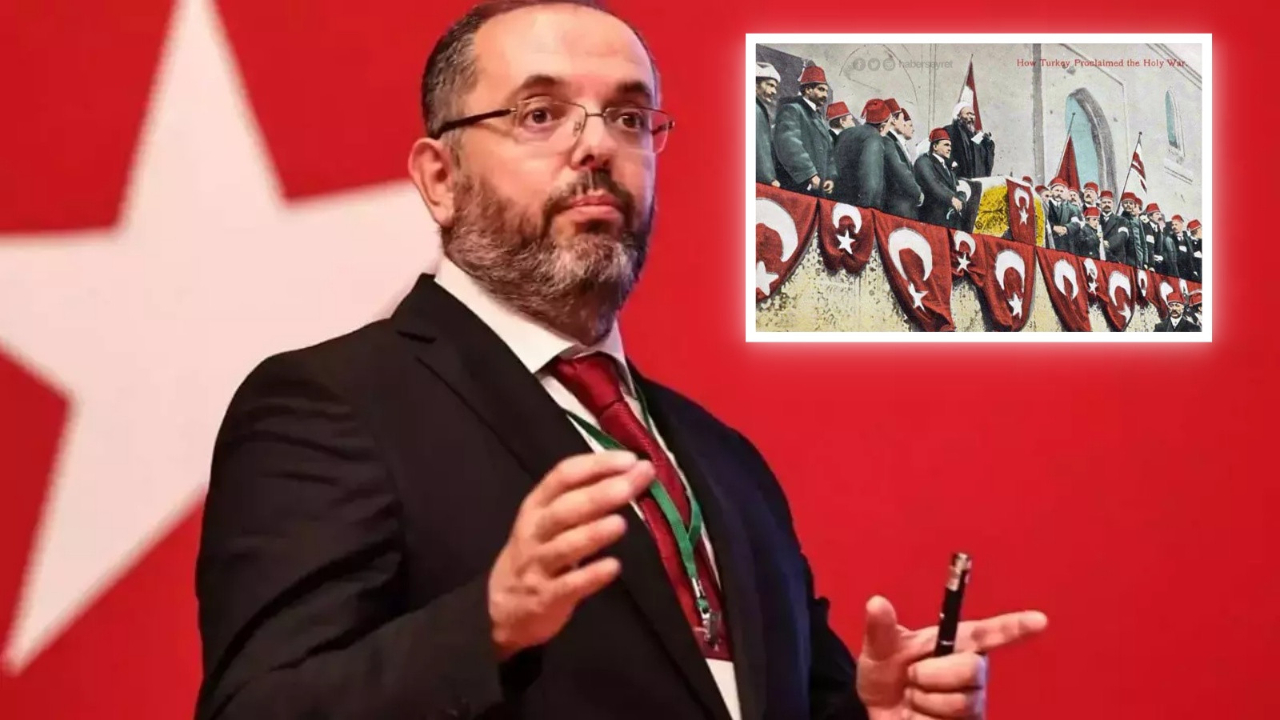 Erhan Afyoncu'dan 'Hilafet Bayrağı' açıklaması: Hilafet bayrağı diye bir bayrak yoktur!