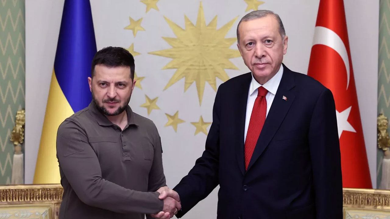 Cumhurbaşkanı Erdoğan Zelenskiy ile görüştü
