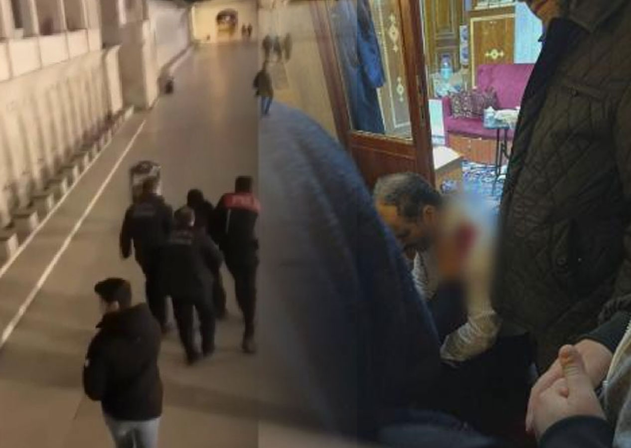 Fatih Camii'nde bıçaklı saldırı: Cami imamı ve bir kişi bıçakla yaralandı