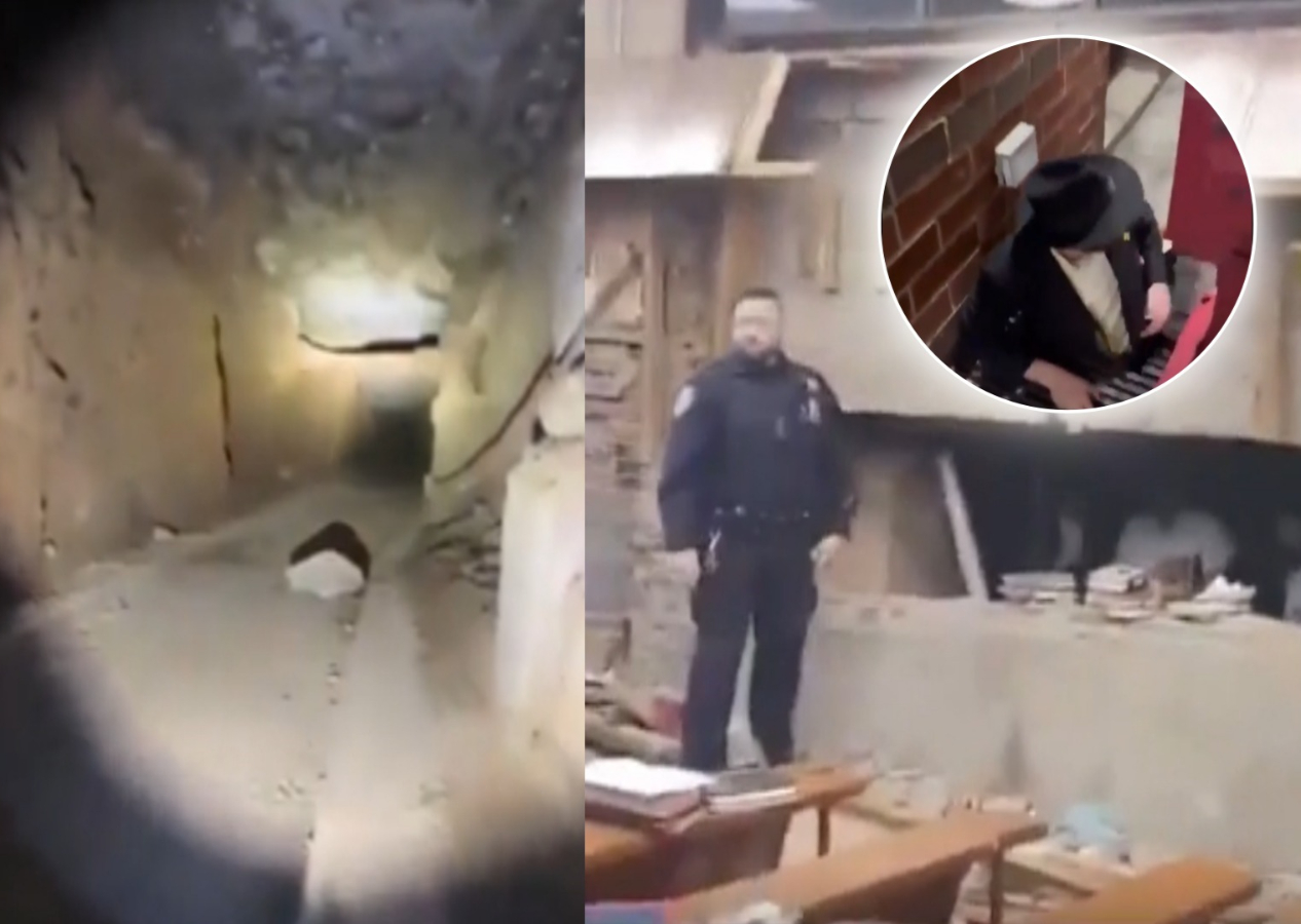Yahudilerin New York'taki gizli tünelleri ortaya çıktı! Sinagogun altında hayrete düşüren görüntü
