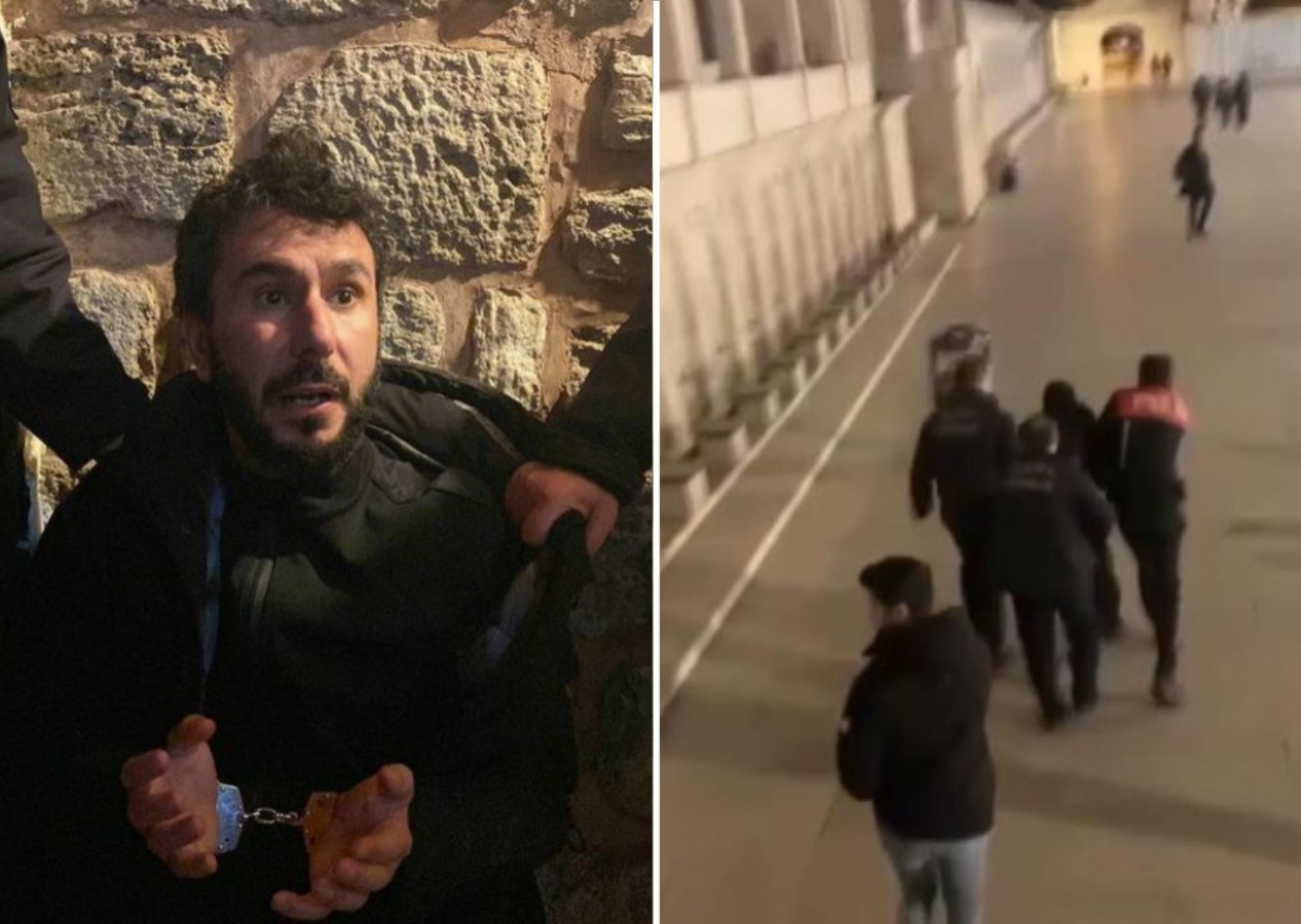 Fatih Camii'nde imamı yaralayan saldırgan ifade verirken bakın ne yaptı!