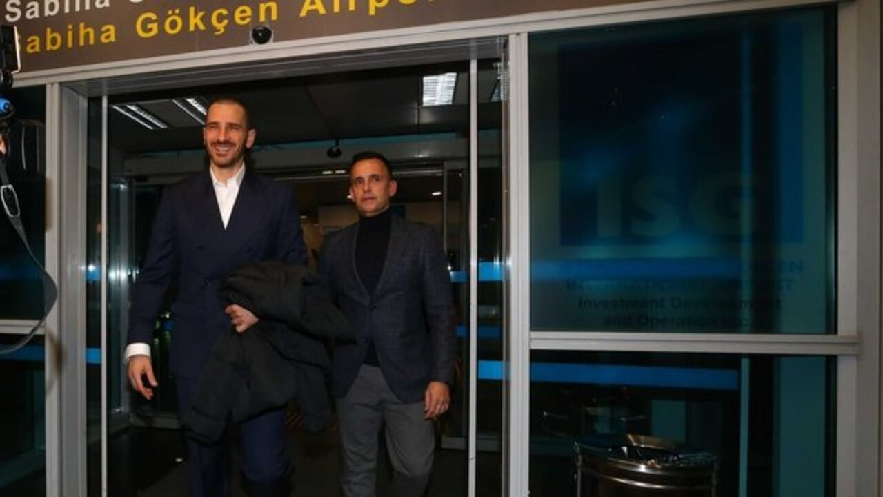 Leonardo Bonucci Fenerbahçe için İstanbul'a ayak bastı!