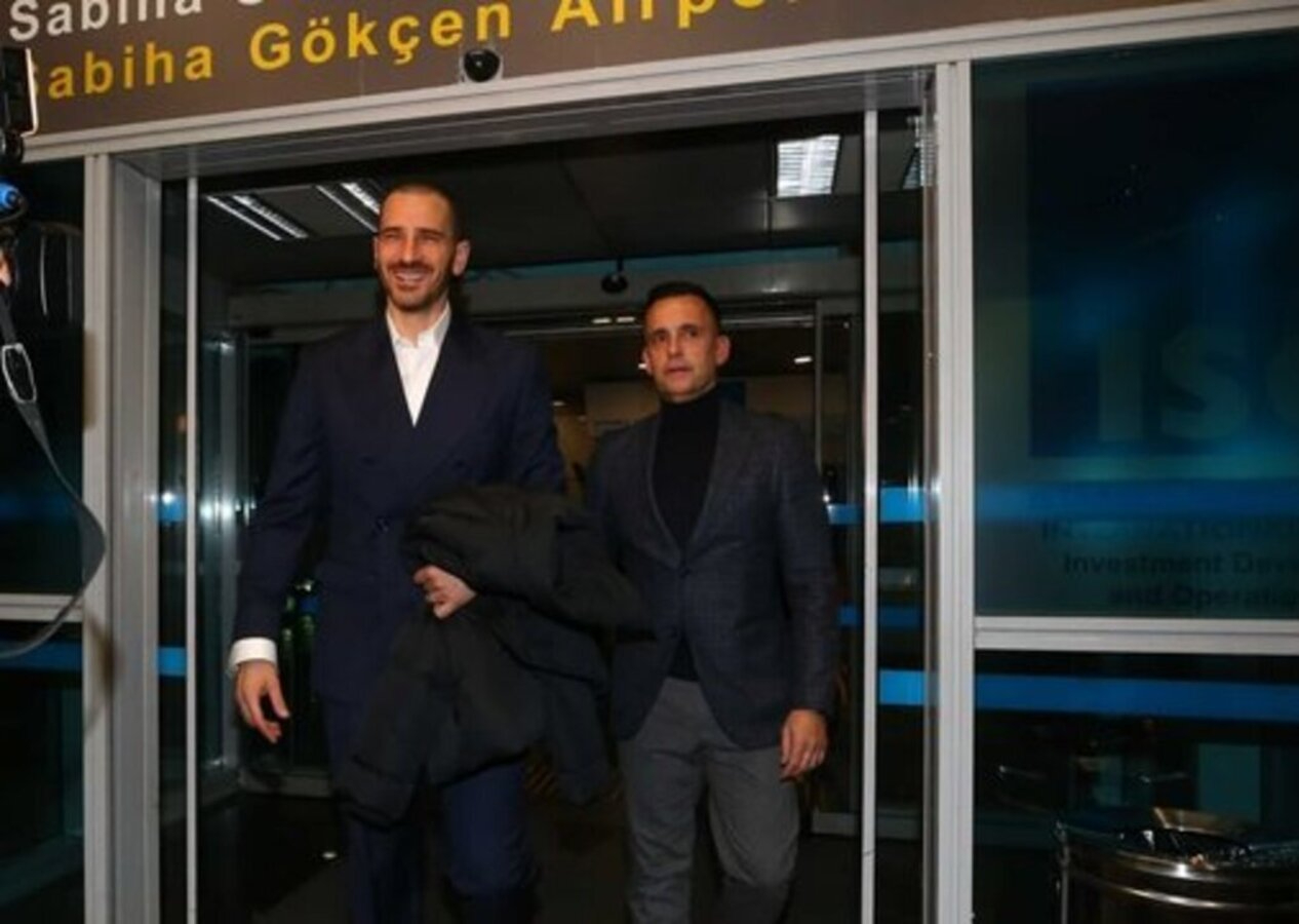 Leonardo Bonucci Fenerbahçe için İstanbul'a ayak bastı!