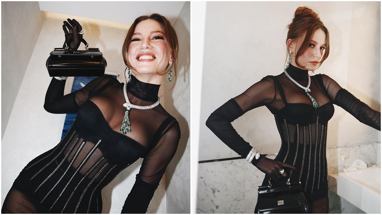 Serenay Sarıkaya'nın ödül coşkusu!
