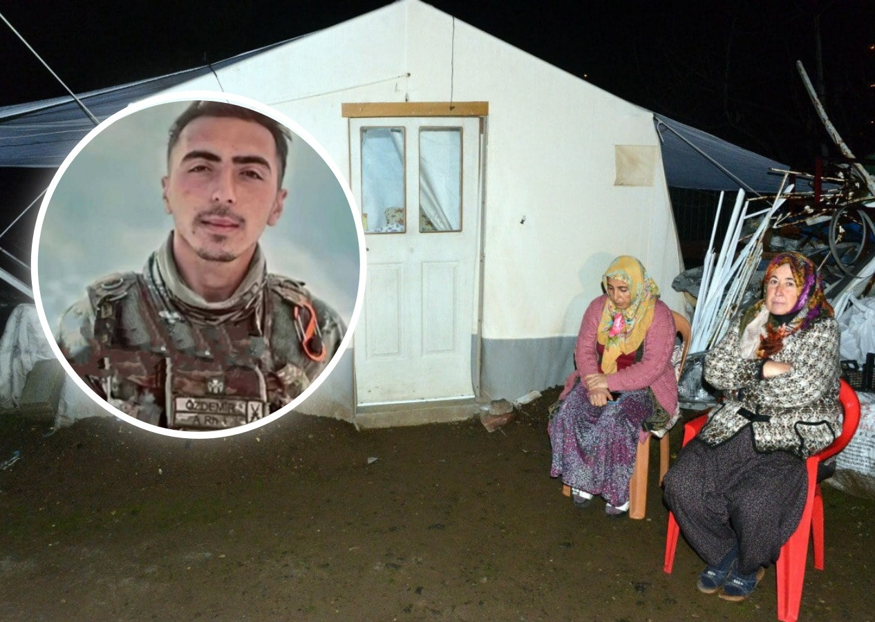 Ailesi çadırda yaşayan kahraman şehidimiz Müslüm Özdemir ile ilgili yürek burkan detay... Annesine ev sözü vermiş...