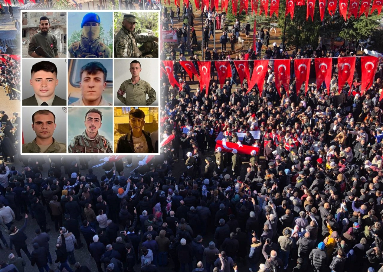Türkiye şehitlerini son yolculuklarına uğurladı: Gözyaşlarıyla veda...