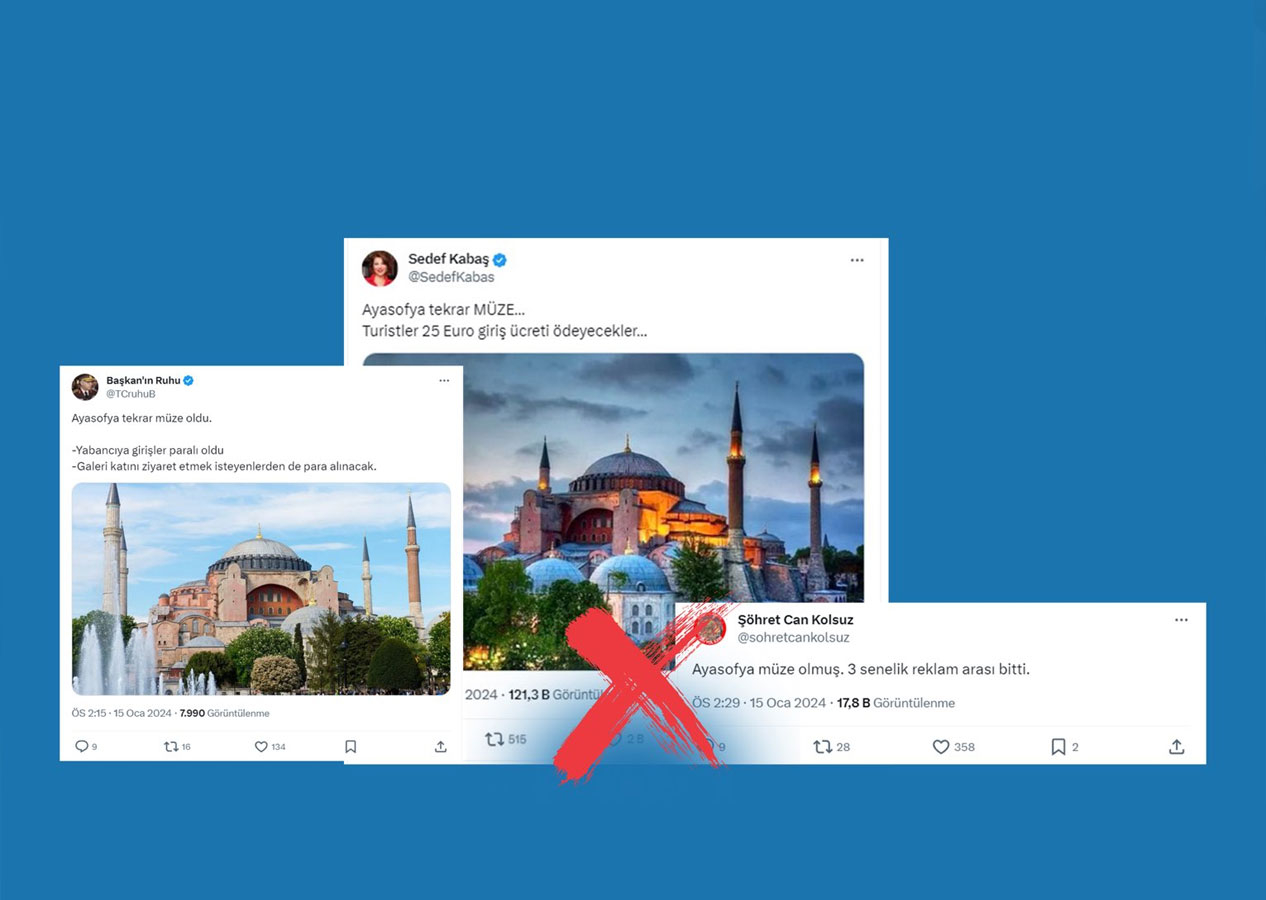 İletişim Başkanlığı açıkladı: 'Ayasofya müzeye çevrildi' iddiaları hakkında yalanlama!