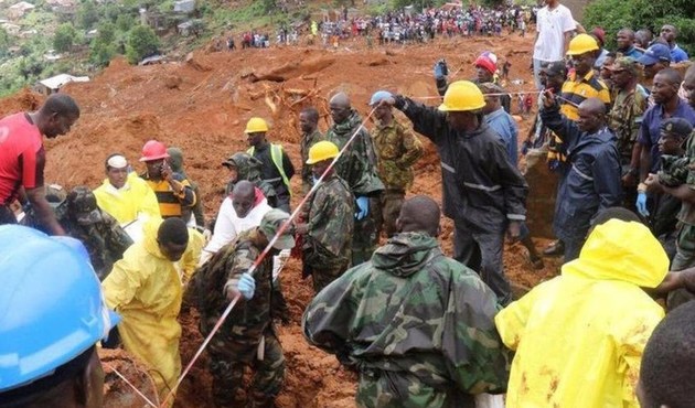 Sierra Leone'deki sel felaketinde ölü sayısı bini aştı...