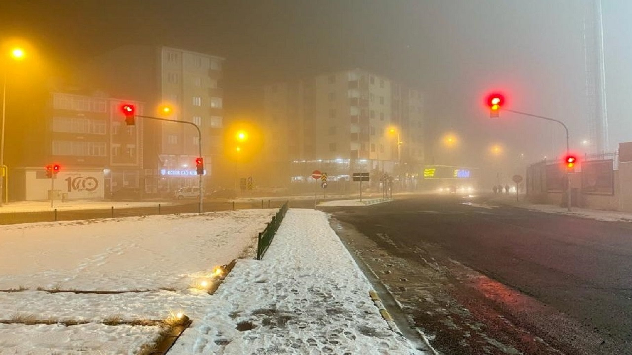 Ardahan'da yoğun kardan sonra sis hayatı olumsuz etkiledi!