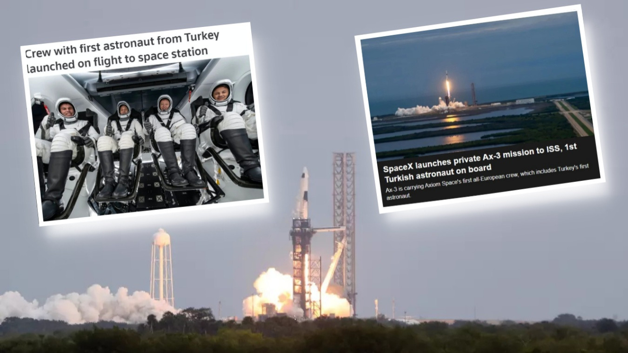 İlk Türk astronot Alper Gezeravcı'nın uzay yolculuğu dünyada yankı uyandırdı:  Türkiye seçkin kulübe giriyor!