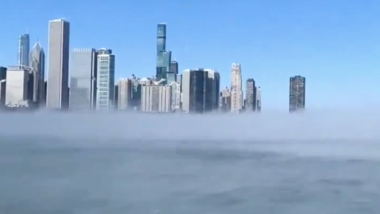 ABD'nin Chicago kentinden korkunç görüntüler! Hava sıcaklığı -32 dereceye kadar düştü