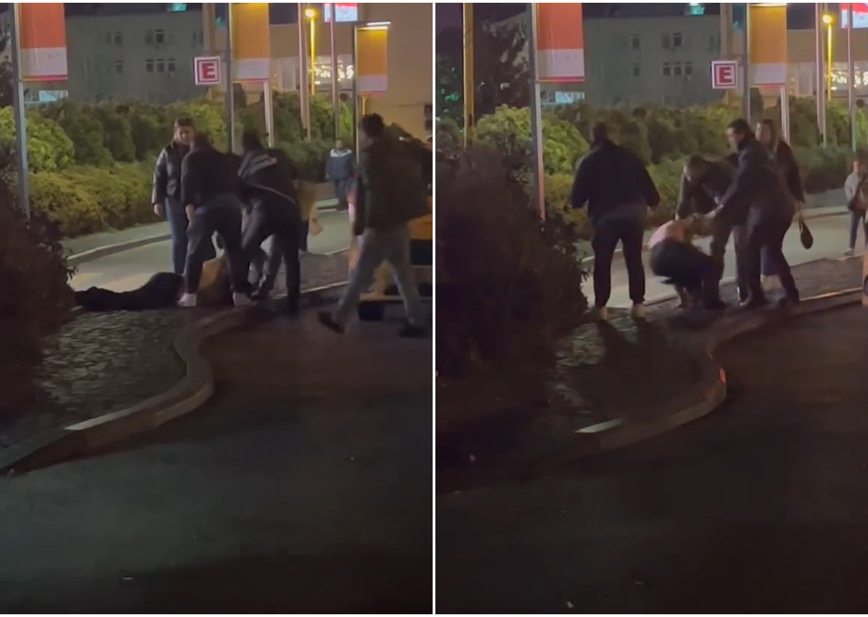 İstanbul'da taksici terörü! Kadın yolcuyu yerde sürükleyip art arda tokat attı
